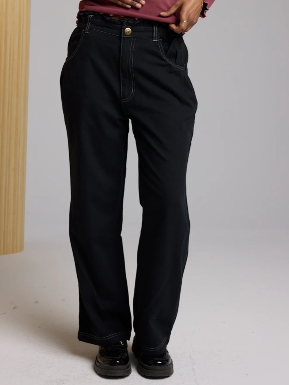 Women's Wide-Leg Straight Leg Sailor Pant New with Tags